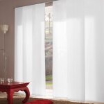 Ershi - panneau japonais tamisant mesh 50cm - blanc perle - l50 x h250cm[1783]