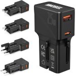 Eryi - adaptateur de voyage universel 25w ¿ ¿ prise internationale avec connecteur mle ¿ 1x usb - ...