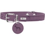 Eryi - collier pour chien aalborg - couleur : violet - en cuir robuste et rsistant - forte graisse - ...