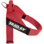 Eryi - julius - k9, harnais a sangles idc color & gray, taille: 0, rouge - gris