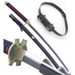 Erza katana en bois fairy tail sabre erza scarlett epee replique sabre + ceinturon noir porte epee ceinture ...
