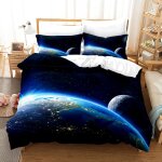 Espace plan��te housse de couette x ado x cm avec deux taies d'oreiller x cm polyester - coton housse ...