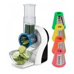 Esperanza ekm026 r�pe �lectrique et spiraliseur plastique multicolore