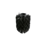 Essentials t�te de brosse wc pour rechange, noir (40791ks1)