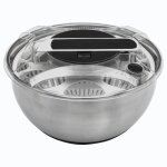 Essoreuse a salade en inox - 3, 5 l - argent