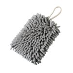 Essuie - mains en chenille pour la cuisine, boule en microcarence absorbante, schage rapide - type gray ...