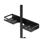 Etag�re de barre douche - l. 35, 5 cm - noir