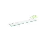 Etagre, tablette murale de douche alfa en verre 60 x 12 x 2cm - -
