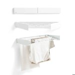 Etendoir mural pliable extensible r�tractable dryva 80 innovagoods fil a linge - tancarville - etendoir ...