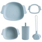 Ether - ensemble de vaisselle en silicone sans bpa, etanche, bol, assiettes, gobelet, anneau de dentition, ... Ether - ensemble de vaisselle en silicone sans bpa, etanche, bol, assiettes, gobelet, anneau de dentition, ...
