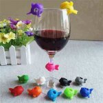 Etiquette d'identification de tasse amusante en silicone, marqueur de bouteille de verre de vin de fête, ... Etiquette d'identification de tasse amusante en silicone, marqueur de bouteille de verre de vin de fête, ...