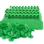 Etiquettes d'oreille vierges pour b�tail, vaches, moutons, porcs, ch�vres, 100 pi�ces, identification ...