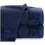 Eurofirany 427536 serviette de bain 50 x 90 cm coton, polyester rouge