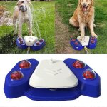 Evago chien fontaine d'eau potable ext�rieure etape sur chien arroseur jouet facile patte activ� distributeur ...