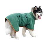 Evago chien peignoir serviette doux super absorbant peignoir bain s�chage humidit� pyjamas pour chien ...