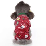 Evago chien pyjama vtements dhiver - nol pull chaud pour chien doux jours froids tenues avec design dlan, ...