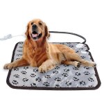 Evago coussin chauffant pour animaux de compagnie tapis chauffant couverture electrique imperm�able c�ble ...