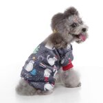 Evago mignon pingouin nol vtements pour animaux de compagnie pour chien pyjama nol doux nol pull chaud ...