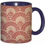 Eventail a main pour tasse a cafe imprime floral rouge tasse coloree pour le bureau la maison le the ...