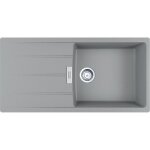 Evier a encastrer - fraganit - 1 cuve + 1 egouttoir - centro xl - stone franke