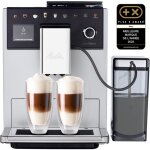 Expresso broyeur melitta f630 - 201 latte select argent