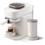 Expresso broyeur philips bar303 / 00 milky white + mousseur à lait Expresso broyeur philips bar303 / 00 milky white + mousseur à lait
