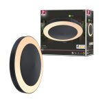 Ext 230v plafonnier circula 14w 1800lm tunwarm d�tect. mvt zb ip44 anthra