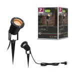 Ext 230v spot a piquer garden spot 4, 3w gu10 320lm 2200k ip65 alu noir