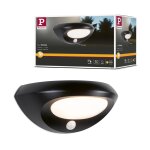 Ext solaire applique soraya 3, 5w 500lm 3000k d�tect mouvement ip44 anthra