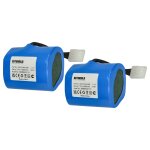 Extensilo 2x batteries compatible avec neato signature 25, xv - 11, xv - 12, xv - 11 all floor outil ...