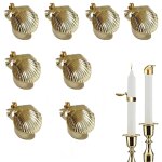 Extincteur automatique de bougie avec coquillage paquet de 8