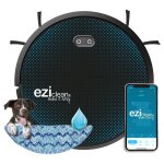 Ezicom e. ziclean aqua connect x550 - aspirateur - robot - sans sac - noir