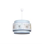 Suspension panda bleu clair 1xe27 (ø35cm) Suspension panda bleu clair 1xe27 (ø35cm)