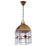 Fab 1. 974 / petit lanterne grenadine 4 c�t�s petit 1xe27 regx16x16