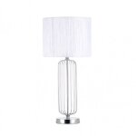 Fab 138071020 mansonia tabletop 1xe27 chrome c / pantalon blanc 66x30x30 cm