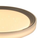 Fab 146195228 plafonnier luanda 72w 3000 - 4000 - 6000k gris rouge 7x49, 5d 7200lm reg. intens. t�l�commande ...