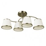 Fab 151754014 lantanas 4xe27 lampe en cuir beige pantalon 24x64x31, 5cm