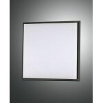 Fabas luce desdy downlight led ext�rieur mont� en surface, verre noir, ip54