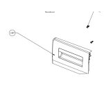 Façade boite à produits - lave - linge (1912504155 beko) Façade boite à produits - lave - linge (1912504155 beko)