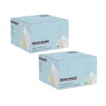 Fackelmann lot de 2 bo�tes de 250 rince - doigts au citron, rince doigts citron, rince doigt, lingette ...