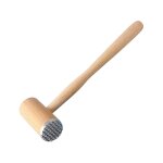Fackelmann 31127 attendrisseur de viande, marteau a viande, attendrisseur a viande, bois, m�tal, 32 cm ...
