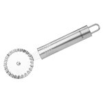 Fackelmann 40449 roulette a p�tisserie, roue a p�te, roue a d�couper, acier inoxydable, 18 cm, diam�tre ...