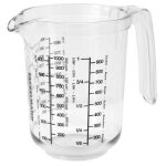 Fackelmann 41355 verre doseur professionnel plastique san 1 l import allemagne