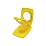 Fackelmann 41897 coupe oeuf 2 en 1 jaune, coupe oeufs durs, gadget cuisine, coupe oeufs, gadget cuisine ...