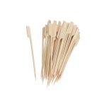 Fackelmann 50863 lot de 50 pics a brochettes en bois, piques a brochettes bois, piques en bois, b�tonnets ...