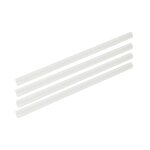 Fackelmann 54333 lot de 8 pailles plastiques transparentes, pailles r�utilisables, accessoire cocktail, ...