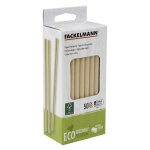 Fackelmann 54837 petites pailles brunes en papier x50, 50 petites pailles en carton, papier fsc, 15x0, ...