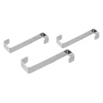 Fackelmann 61451 lot de 3 crochets pour porte, crochet porte manteau, crochet porte serviette, crochet, ...
