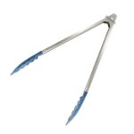 Fackelmann 670439 pince a servir, pince longue de cuisine, pince pour servir, acier inoxydable, plastique, ...