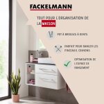 Fackelmann 86753 porte brosse � dents, rangement salle de bain support salle de bain rangement brosse ...